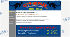 Desktop Screenshot of cityhopser.de