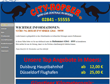 Tablet Screenshot of cityhopser.de